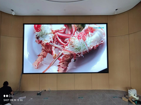 白银会议室p2室内led大屏